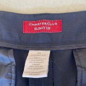 Charter Club Size 14 Navy Blue pants